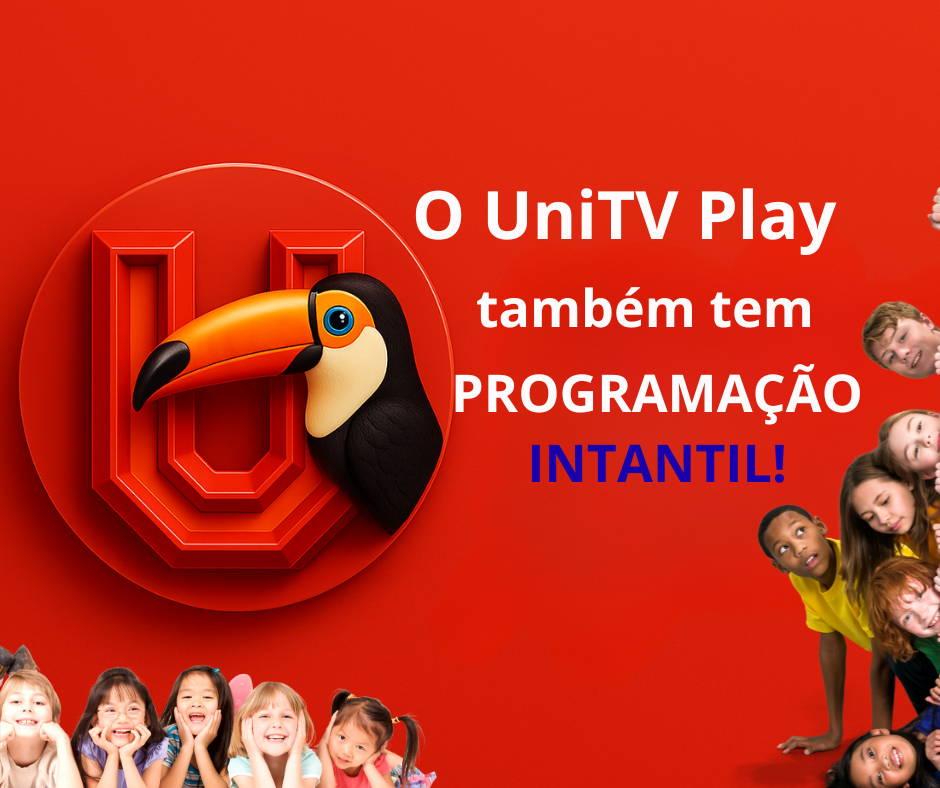 Você sabia? O UniTV Play também tem programação infantil